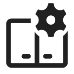 Dual Screen Settings SVG Icon